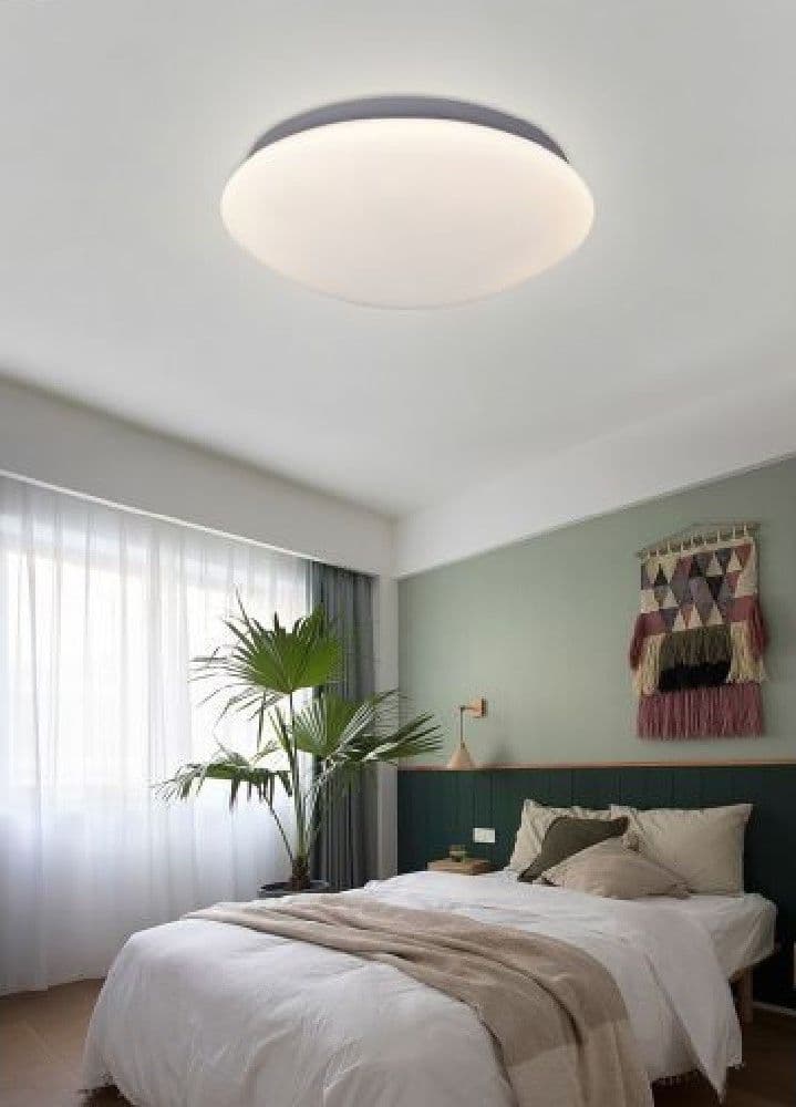 LAMPADARIO DA SOFFITTO PLAFONIERA LED 24 WATT CUPOLA DIVERSI TONI DI LUCE C0 - 5