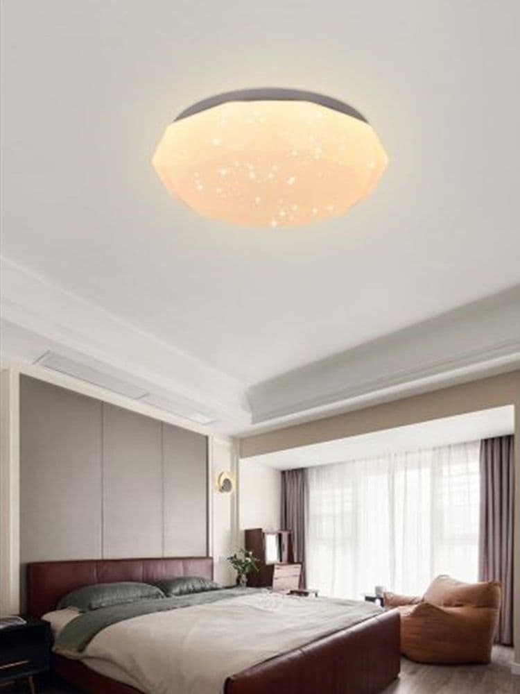 PLAFONIERA SOFFITTO 36 W BIANCA LAVORATA PUNTINI LUCE 6500K 3000K 4000K C02-36 - 7