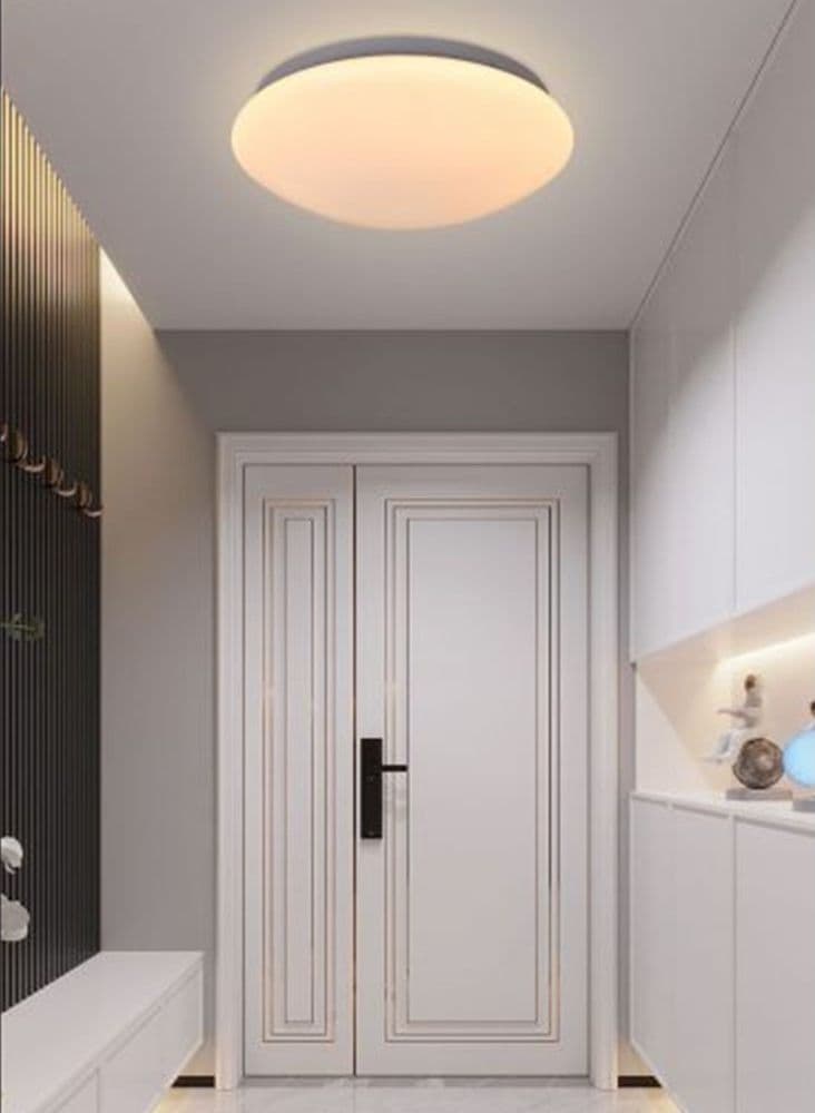 PLAFONIERA TONDA SOFFITTO 18W METALLO PLASTICA IP20 LUCE 6500K 4000K 3000K C01-18 - 6