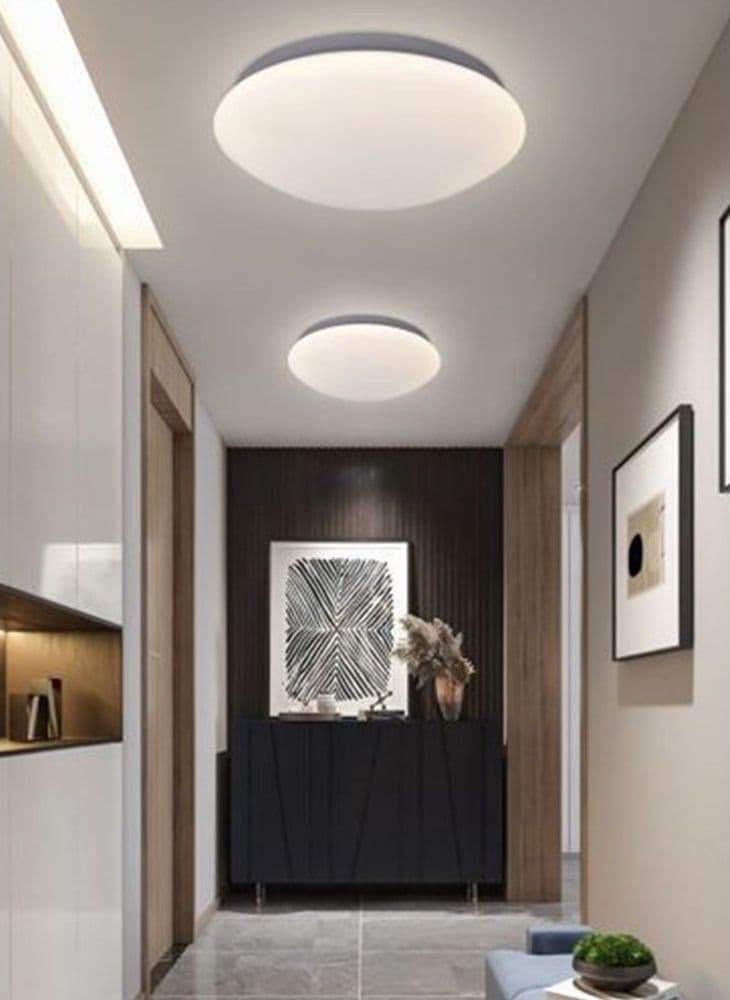 PLAFONIERA TONDA SOFFITTO 18W METALLO PLASTICA IP20 LUCE 6500K 4000K 3000K C01-18 - 7
