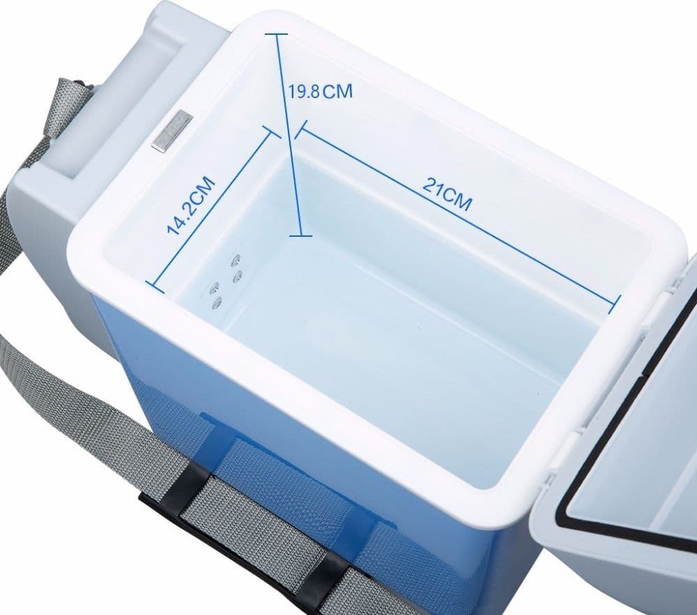 MINI FRIGORIFERO FRIGO PORTATILE 7,5 LITRI 12V SCALDAVIVANDE AUTO BARCA CAMPER - 11
