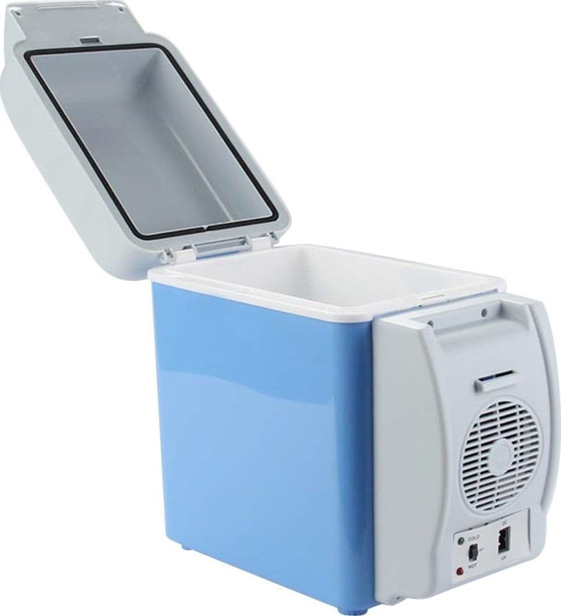 MINI FRIGORIFERO FRIGO PORTATILE 7,5 LITRI 12V SCALDAVIVANDE AUTO BARCA CAMPER - 10