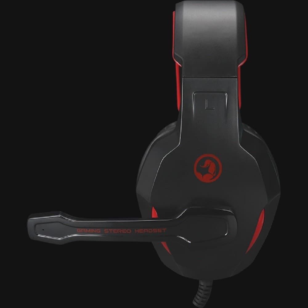 CUFFIA CUFFIE STEREO GAMING MARVO HG8802 SCORPION USB AURICOLARE MICROFONO PC - 2