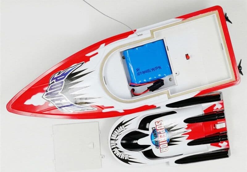 BARCA MOTOSCAFO YACHT TELECOMANDATO AD ALTA VELOCITà 2 ELICHE MARE LAGO FIUME - 4