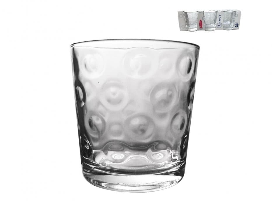 SET 6 BICCHIERI TRASPARENTI DA TAVOLA RISTORANTE BAR PER ACQUA O BIBITE 250CC - 3