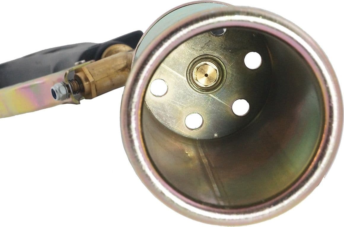 CANNELLO SALDATORE A GAS PER GUAINA ASFALTO BRUCIATORE ACCESSORI TUBO BECCHI - 4