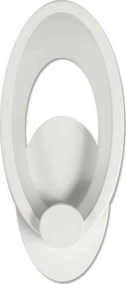 APPLIQUE LED OVALE 9 WATT PARETE LUMETTO LUCE BIANCA FREDDA CALDA NATURALE E25 - 5