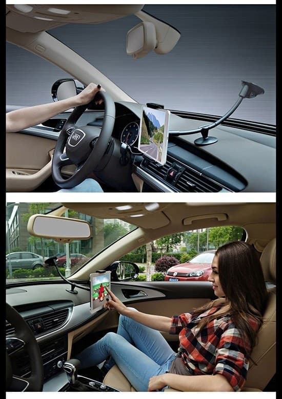 SUPPORTO A VENTOSA PER AUTO SMARTPHONE FINO A 5,5" E TABLET 7" - 2