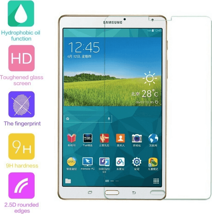 PELLICOLA VETRO TEMPERATO DISPLAY SCHERMO SAMSUNG GALAXY TAB S 8.4 T700 T705"