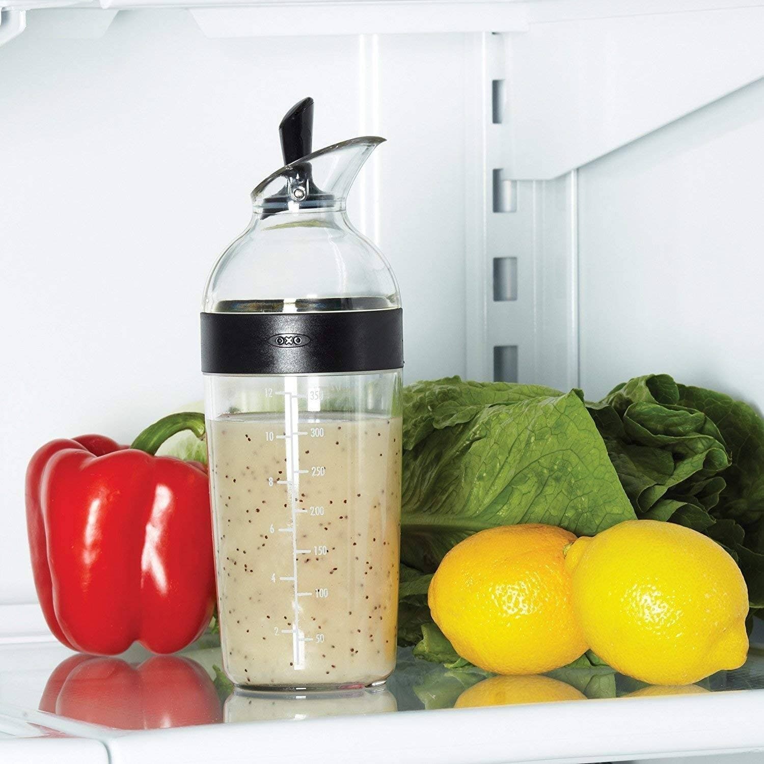 BOTTIGLIA SHAKER DISPENSER PER CONDIMENTO INSALATA OLIO SUCCHI SALSE DOSATORE - 5