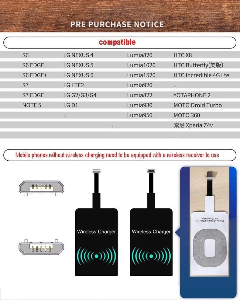 POWER BANK RICARICA WIRELESS FILO 10000mAh BATTERIA ESTERNA SMARTPHONE TABLET IP - 6
