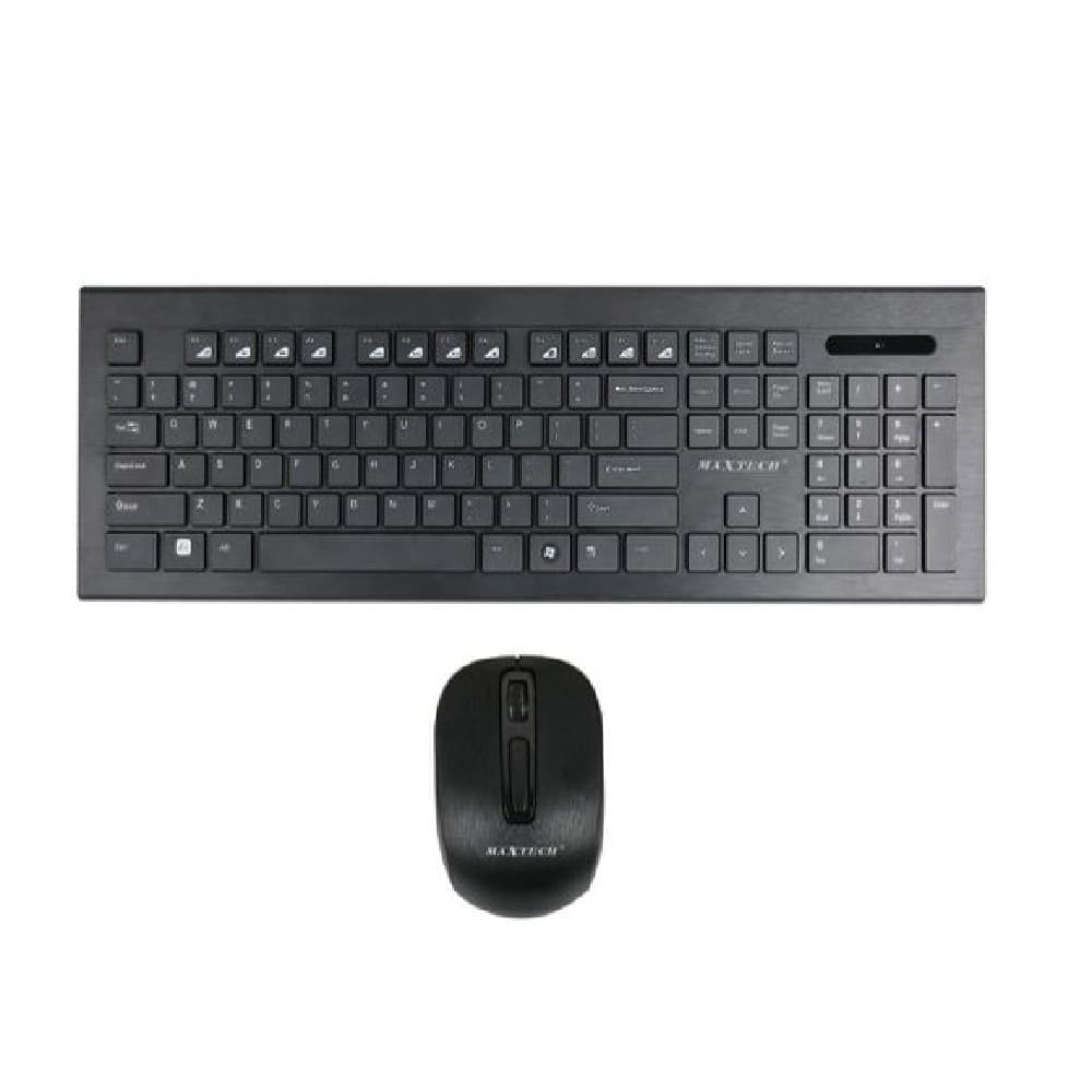 TASTIERA MOUSE WIFI WIRELESS IMPERMEABILE 2.4GHZ COMPUTER LAPTOP PC MAXTECH EK-820M - 2