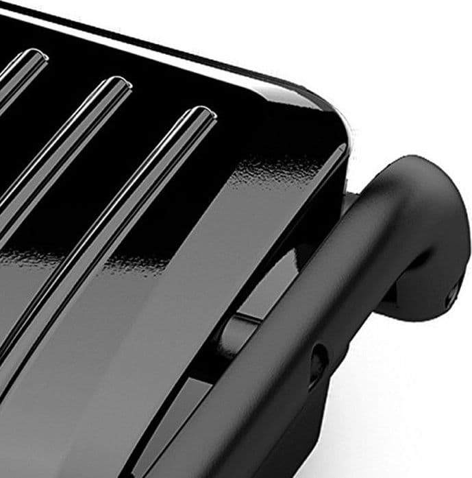 BISTECCHIERA BASCULANTE 1000W DOPPIA PIASTRA RISCALDANTI ANTIADERENTI GRIGLIA - 3
