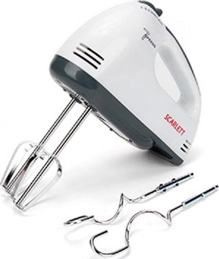 SBATTITORE ELETTRICO FRULLATORE FRUSTA IMPASTATORE 4 FRUSTE 7 VELOCITA' HE-133 - 2