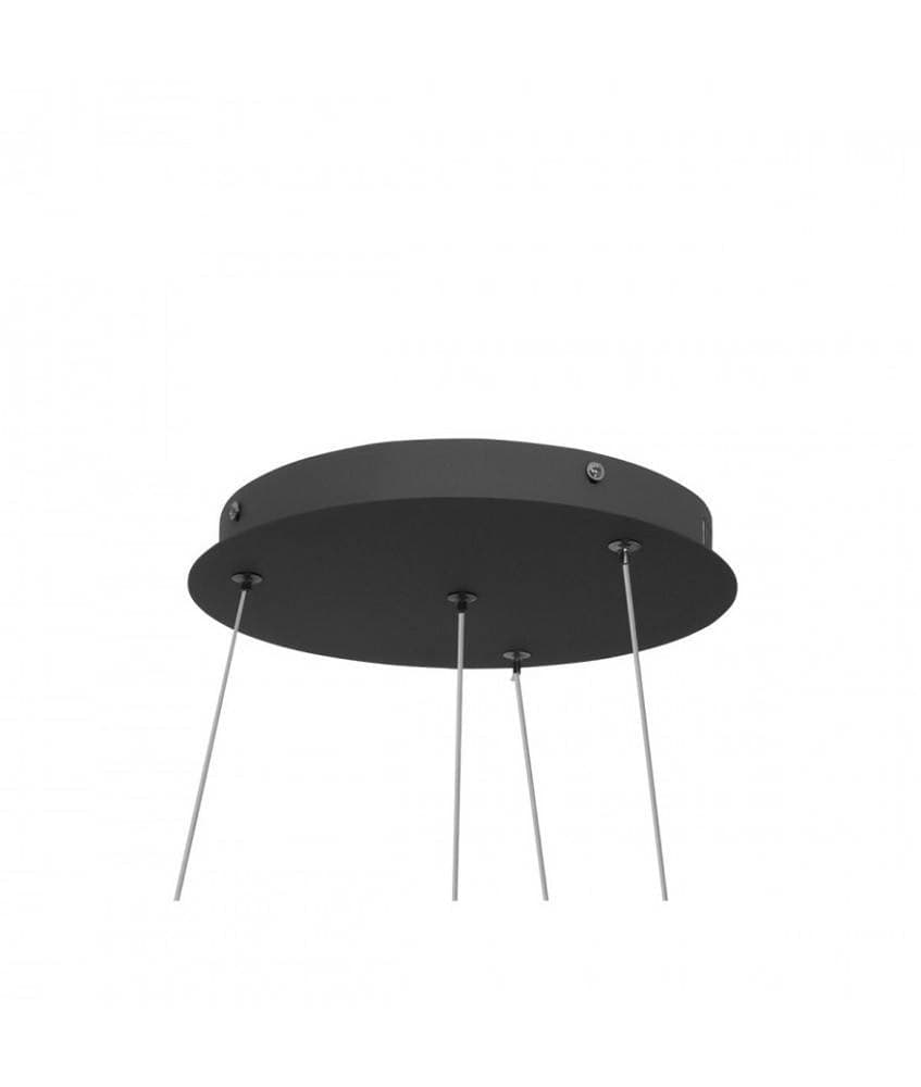 LAMPADARIO A SOSPENSIONE 34WATT LED ROMBO GRIGIO TONO BIANCO FREDDO 6500K LP-07G - 4