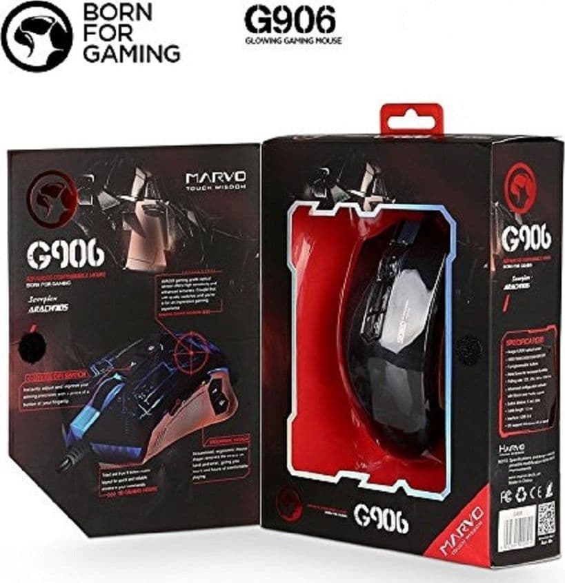 MARVO SCORPION G906 MOUSE GAMING WIRELESS RETROILLUMINATO DPI PC USB 4000DPI - 2