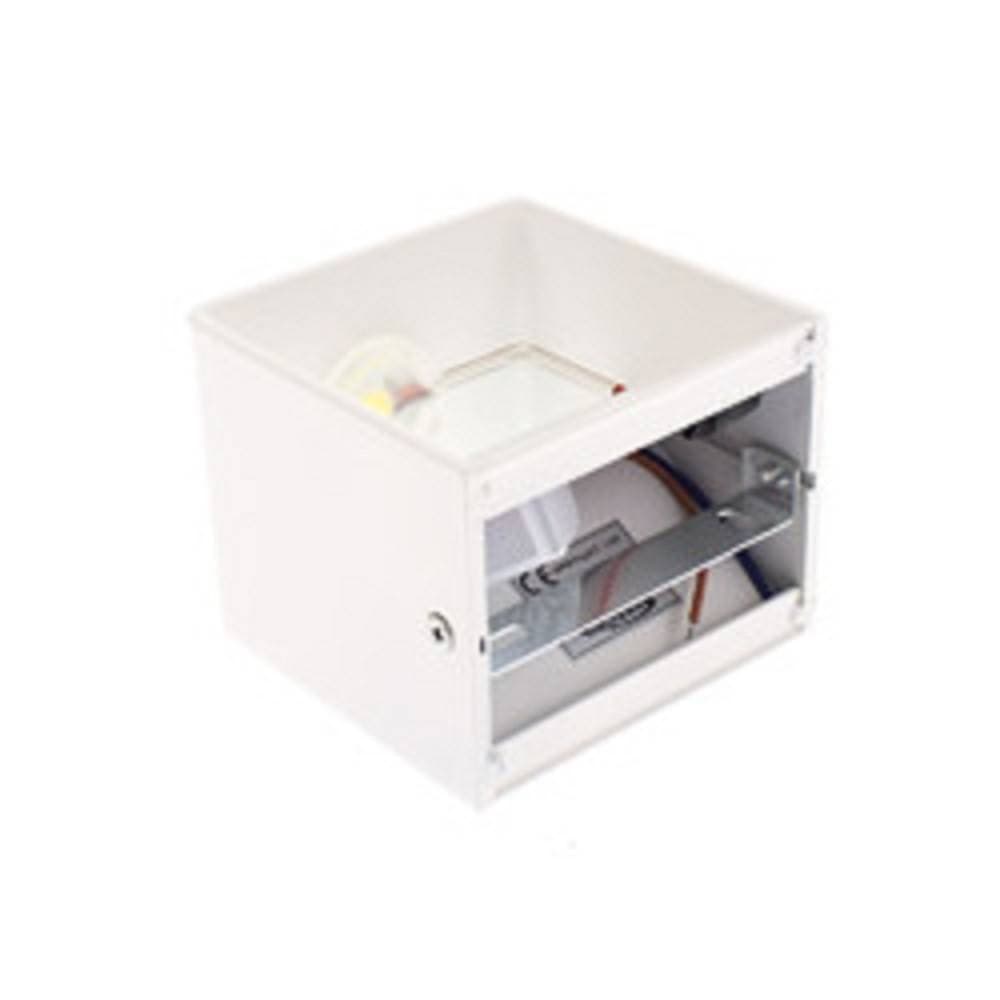 APPLIQUE PARETE LED COB 5W LUCE BIANCA 6500K CALDA 3000K DOPPIA UP & DOWN E36 - 3