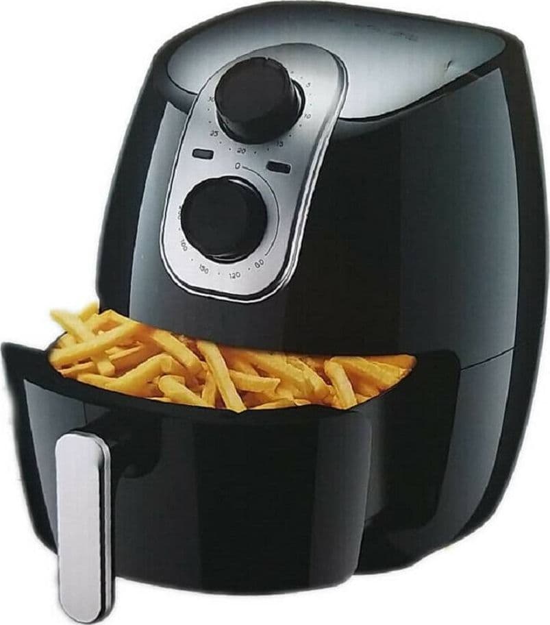 FRIGGITRICE ARIA CALDA ELETTRICA SENZA OLIO COTTURA SANA GRILL 4LT 1500 WATT - 5