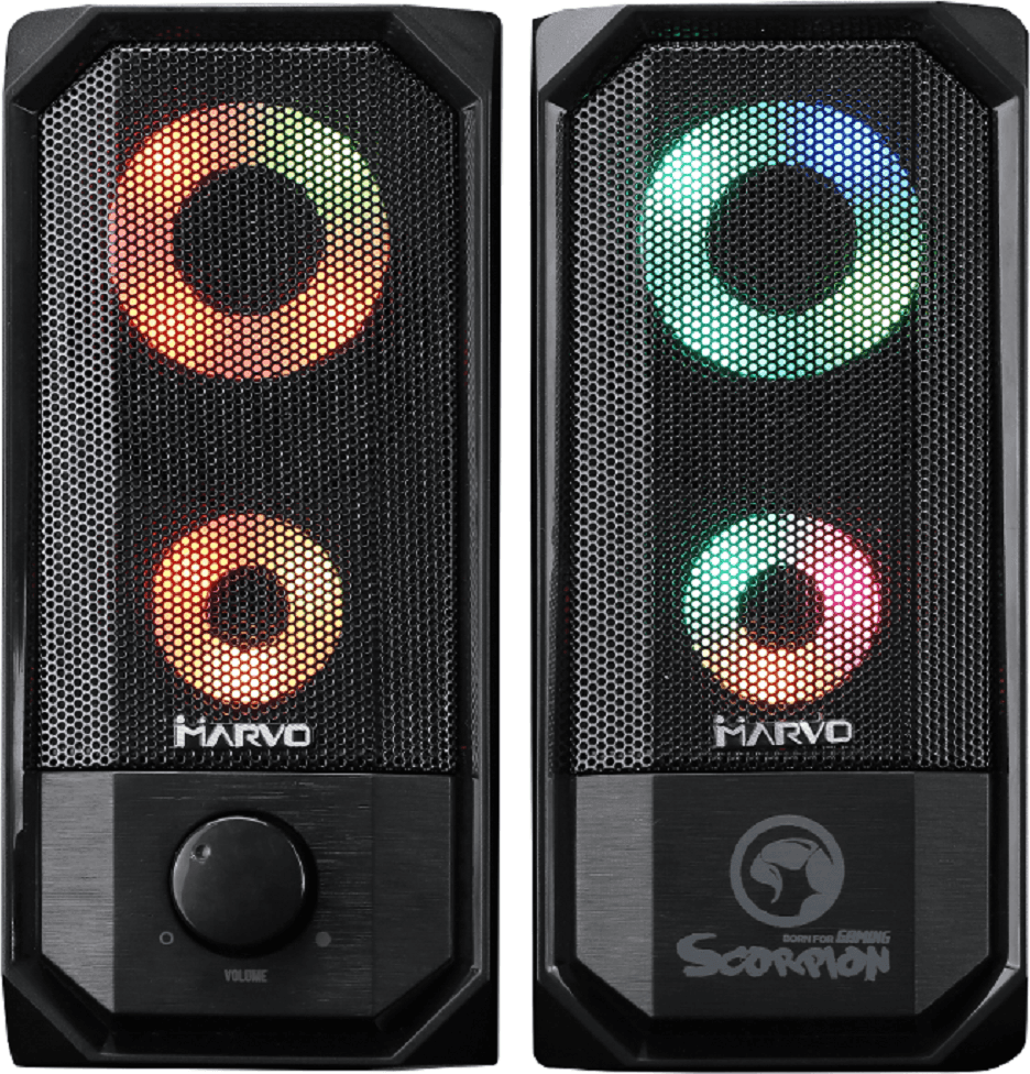 MARVO SG265 SPEAKERS SCORPION USB2.0 ALTOPARLANTE GAMING RETROILLUMINATO STEREO - 3