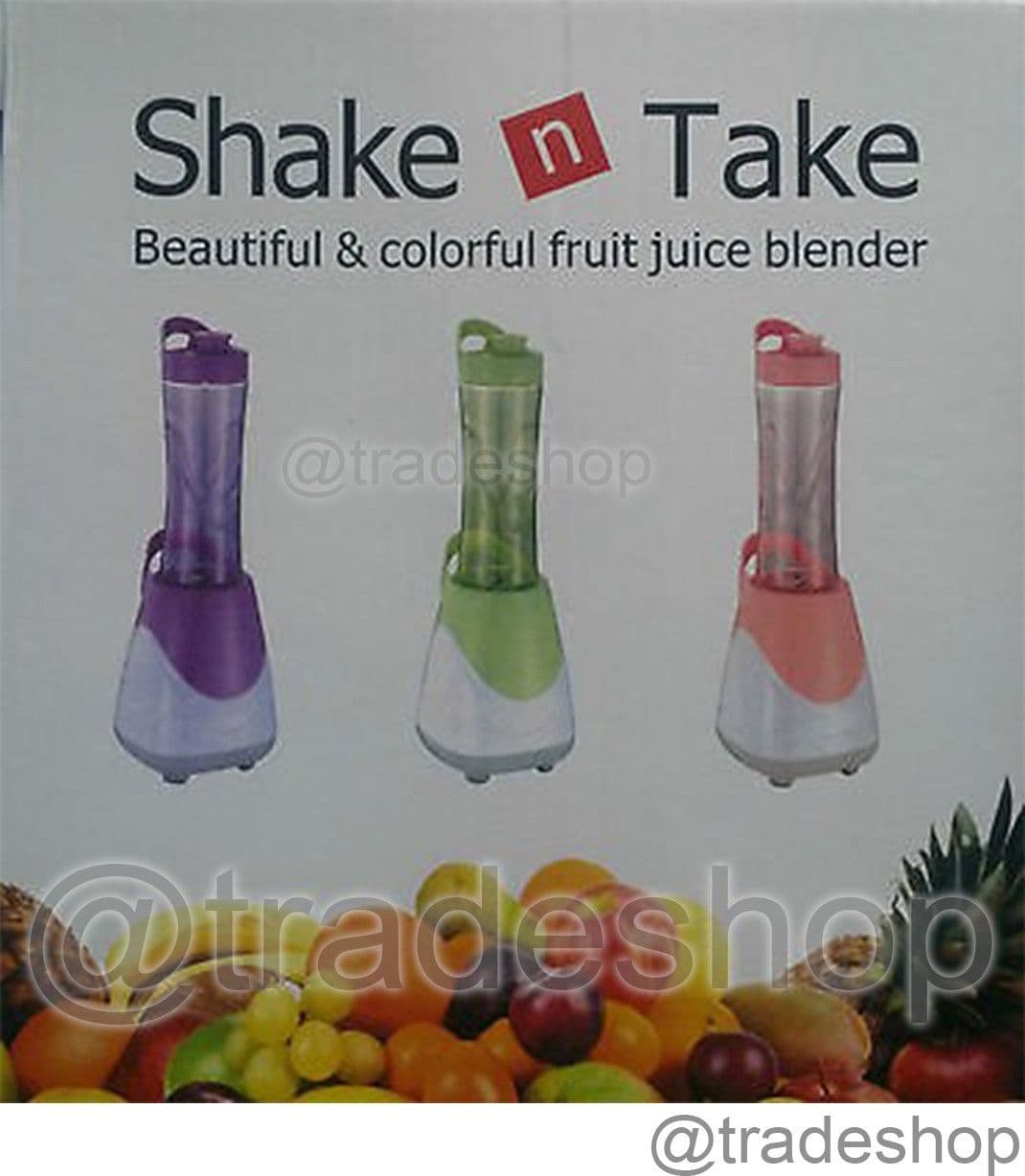 FRULLATORE FRUTTA FRULLA SHAKE N TAKE FRAPPE MILKSHAKE GELATO FITNESS PALESTRA - 2