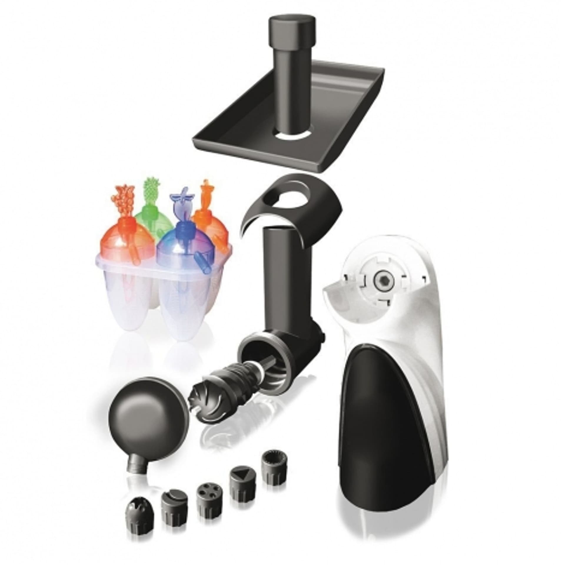 MACCHINA TUTTY PER GELATO YOGURT 200W YOGURTIERA CON FRUTTA NATURALE GHIACCIO - 2