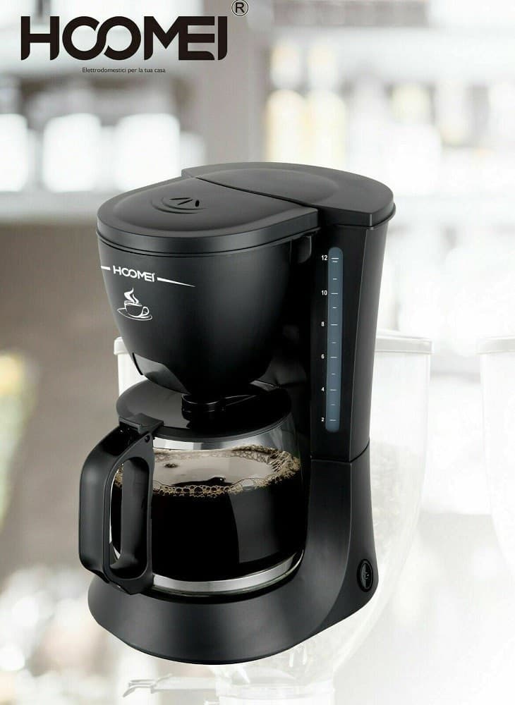 MACCHINA PER CAFFE' 10 TAZZE 680 WATT 1.2 LT AMERICANO OTTIMA QUALITA' HOOMEI - 2