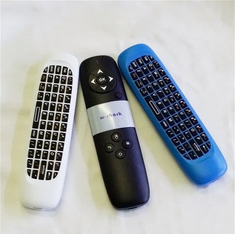 PUNTATORE LASER MOUSE TASTIERA QWERTY WIRELESS PER CONFERENZE PRESENTAZIONI - 12