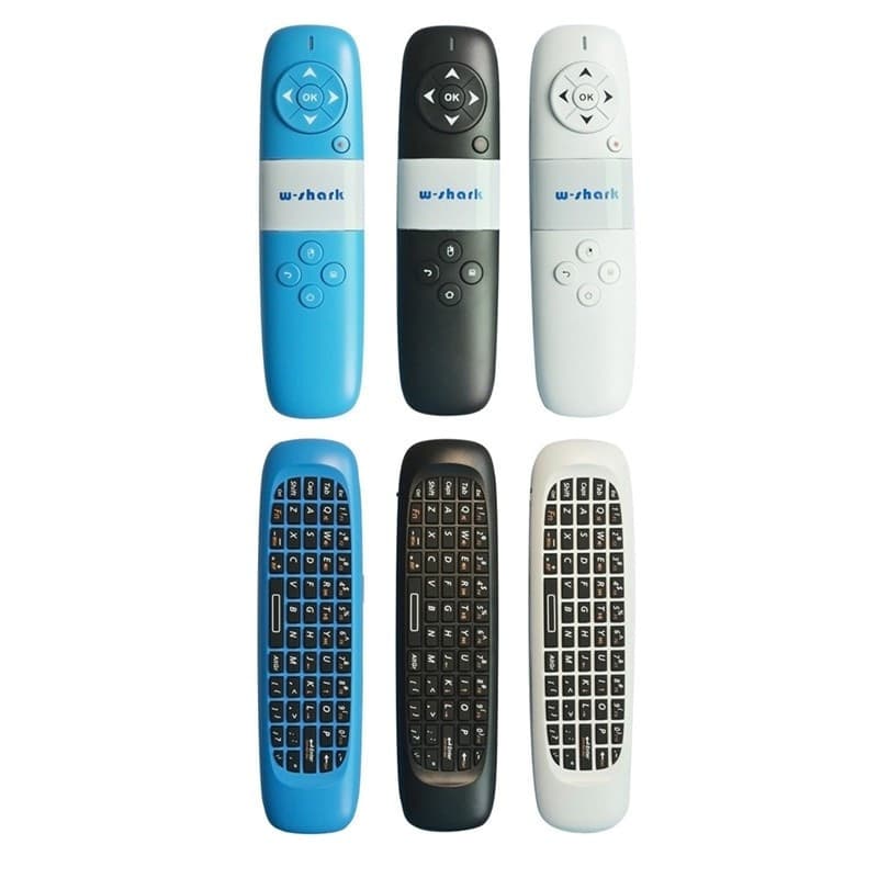 PUNTATORE LASER MOUSE TASTIERA QWERTY WIRELESS PER CONFERENZE PRESENTAZIONI - 13