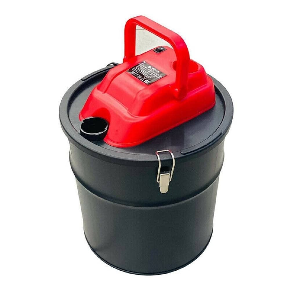 ASPIRACENERE 1200W BIDONE ASPIRAPOLVERE CAPACITA' 18LT ASPIRATORE CENERE FOGLIE - 2