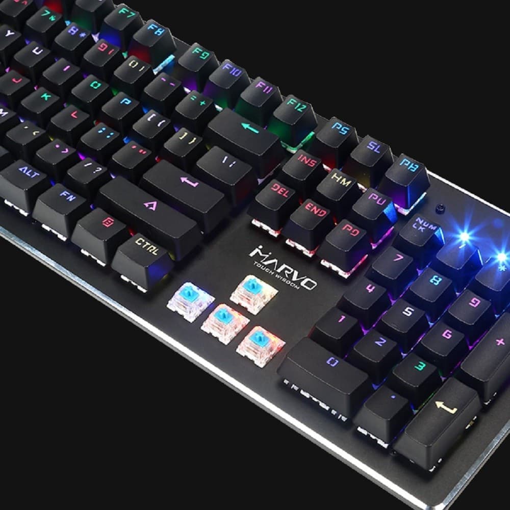 MARVO KG935 SCORPION TASTIERA DA GAMING RETROILLUMINATA PER PC USB MECCANICA - 2