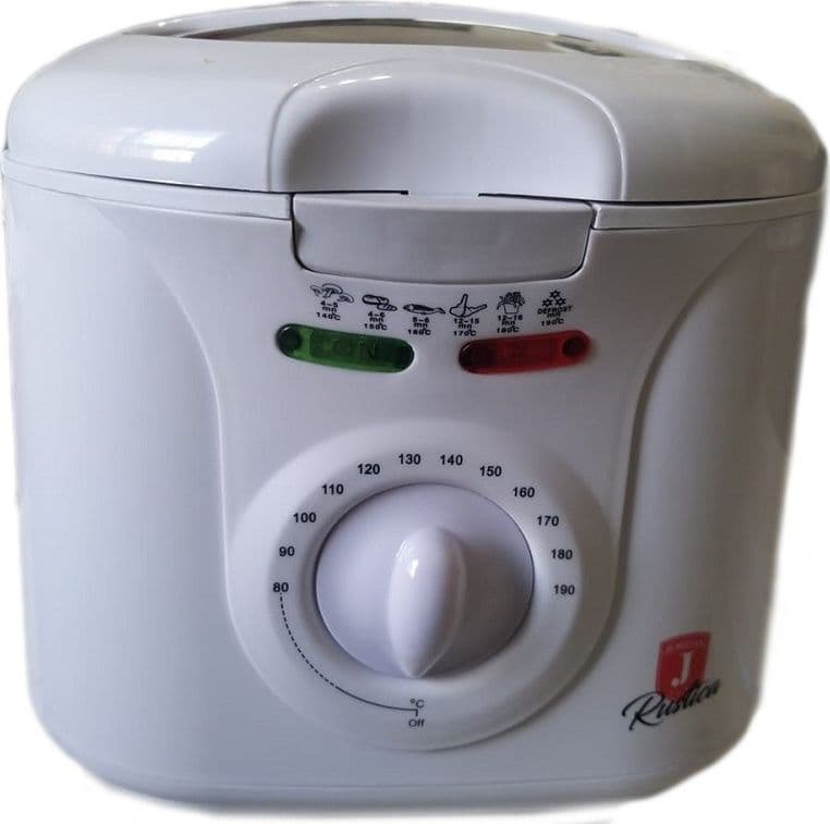 FRIGGITRICE ELETTRICA 1300WATT 2LT CESTELLO ESTRAIBILE TERMOSTATO RUSTICA KL802 - 4