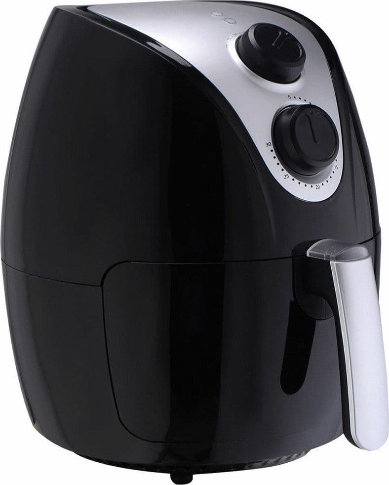 FRIGGITRICE AD ARIA CALDA PROFESSIONALE NERA 1500W 2,8LT SENZA OLIO E GRASSI - 2