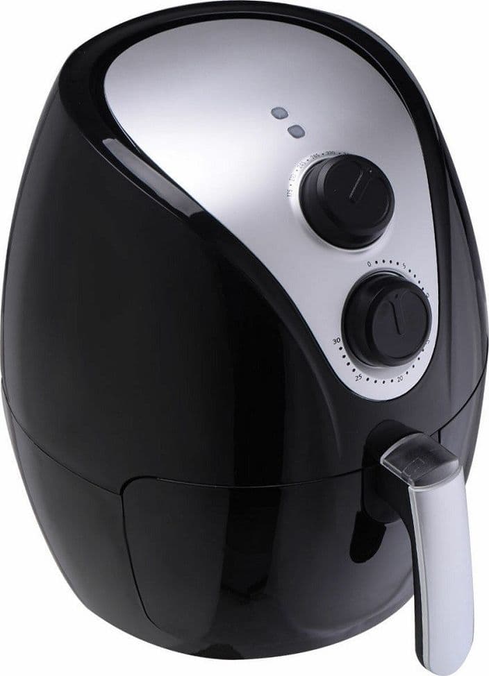 FRIGGITRICE AD ARIA CALDA PROFESSIONALE NERA 1500W 2,8LT SENZA OLIO E GRASSI - 6
