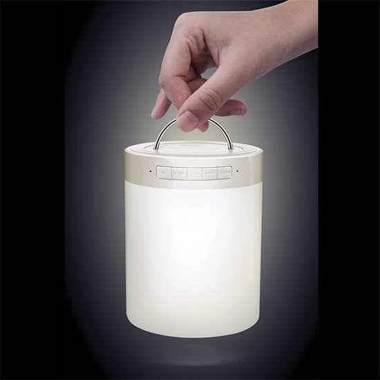 CASSA LAMPADA SMART LAMP SPEAKER BLUETOOTH MULTICOLOR TIMER/AUX/SD CARD - 4