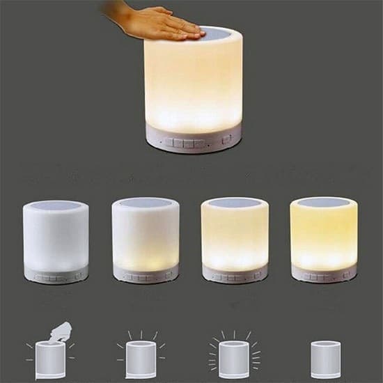 CASSA LAMPADA SMART LAMP SPEAKER BLUETOOTH MULTICOLOR TIMER/AUX/SD CARD - 5