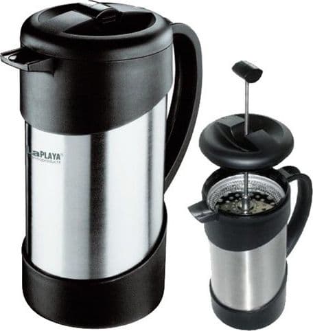 CAFFETTIERA ACCIAIO INOX PER CASA E UFFICIO A DOPPIA PARETE LAPLAYA