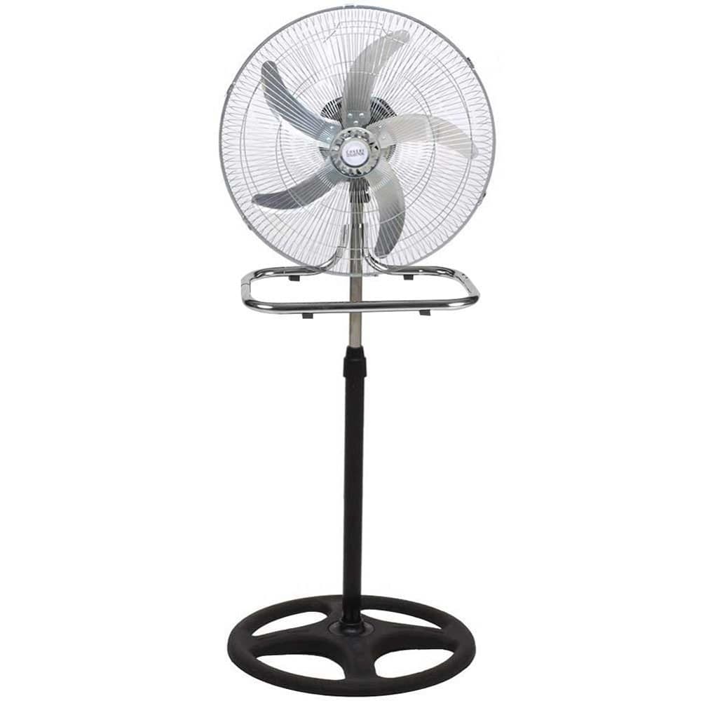 VENTILATORE 3IN1 PIANTANA DA TAVOLO PARETE 3 VELOCITA OSCILLAZIONE 50W PALE 50CM - 2
