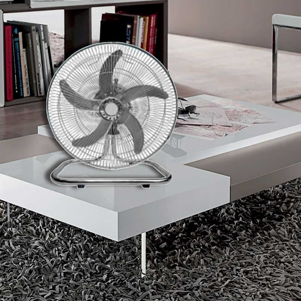 VENTILATORE 3IN1 PIANTANA DA TAVOLO PARETE 3 VELOCITA OSCILLAZIONE 50W PALE 50CM - 4
