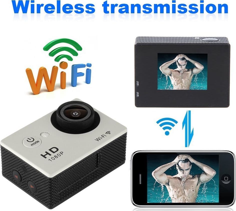 Pro Cam Sport WiFi Full HD 1080p Action Camera DV 12MP Videocamera Subacquea Y8 - 6