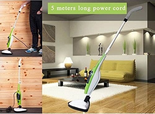 SCOPA A VAPORE X10 LAVAPAVIMENTI IGIENIZZANTE VAPORETTO STERILIZZATORE MOP - 5