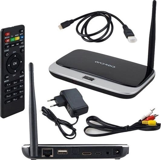 SMART TV BOX FULL HD TV IPTV DECODER HD ANDROID H.265 WIFI 2GB RAM 8GB ROM CS91 - 2
