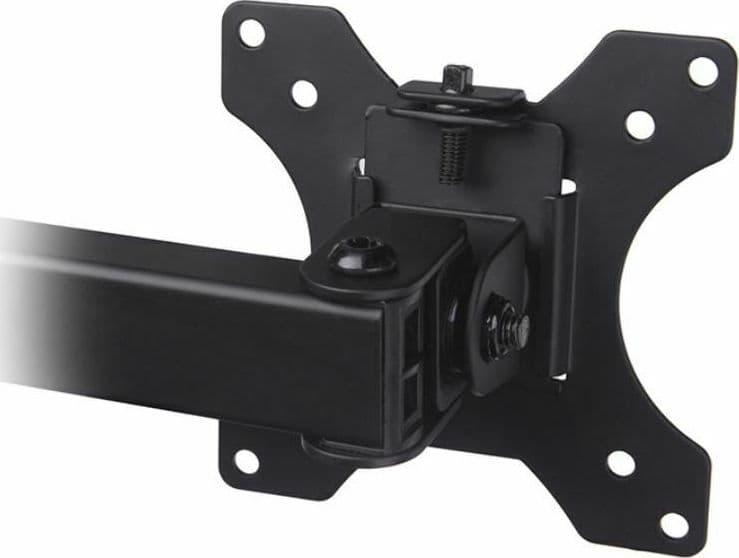 SUPPORTO STAFFA MONTAGGIO PER DOPPIO MONITOR TV DA SCRIVANIA DA 15" A 27" 16KG - 4