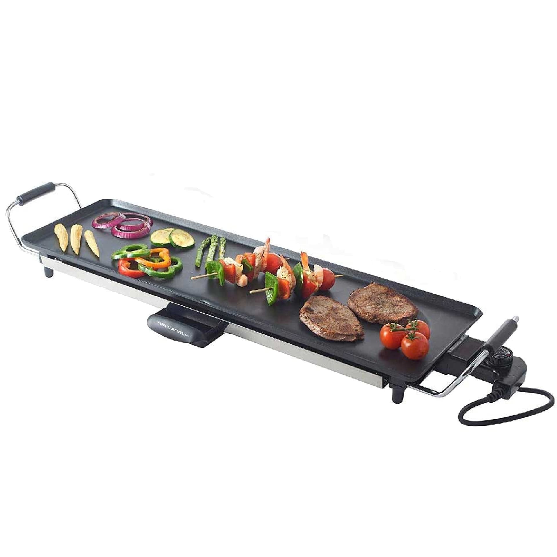 TEPPANYAKI XL GRIGLIA PIASTRA CON RIVESTIMENTO ANTIADERENTE TAVOLO RISCALDANTE - 2