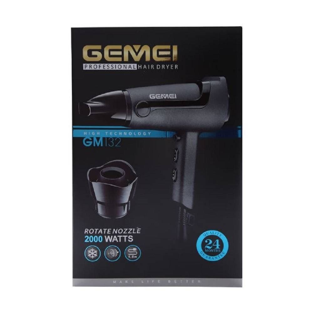 ASCIUGACAPELLI 2000 WATT GM-132 PROFESSIONALE 3 VELOCITÀ CON UGELLO ROTANTE PHON - 8