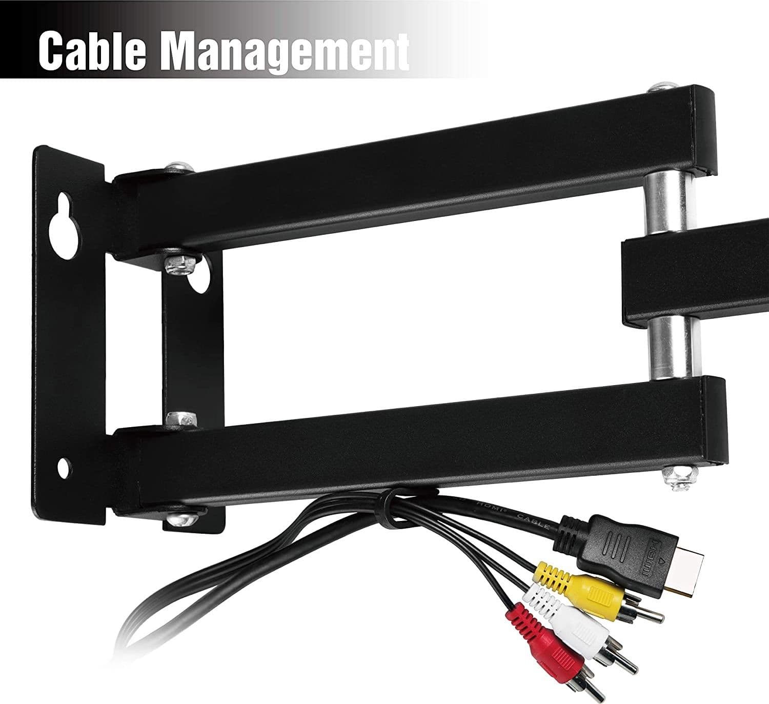 SUPPORTO STAFFA PER TELEVISORE PLASMA 12-30" LCD DA PARETE MURO TV REGOLABILE - 3