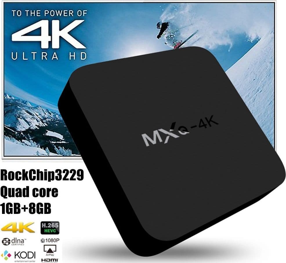 MXQ ANDROID TV BOX WIFI IPTV SMART TV PLASMA LED USB SD CARD INTERNET SMART TV - 2