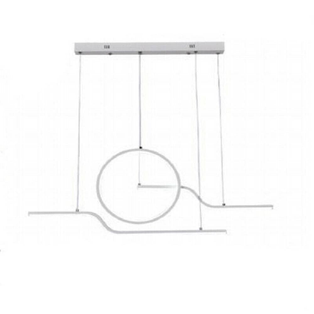 LAMPADARIO LED 32WATT LAMPADA STILE CONTEMPORANEO MODERNO LUCE 6500K 4000K A44-B - 4