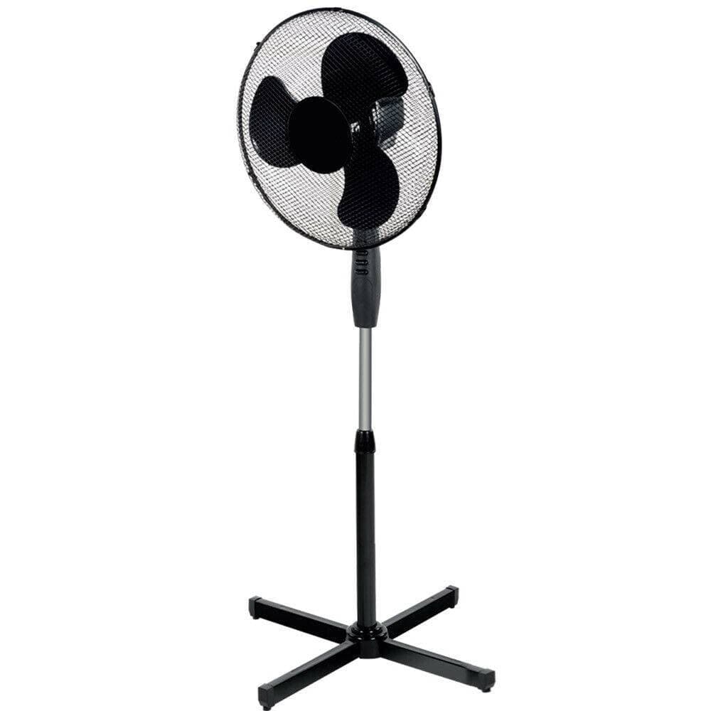 VENTILATORE A COLONNA PIANTANA 45W PALE 40CM 3 VELOCITÀ ALTEZZA REGOLABILE NERO - 4