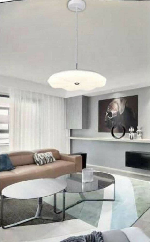 LAMPADARIO A LED 52W TRIPLA ACCENSIONE BIANCA CALDA NATURALE LAMPADA MODERNA B28