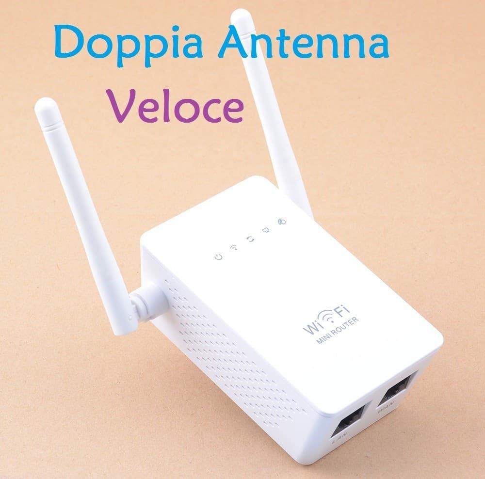 BOAS 750M Wireless-N LAN Wifi Ripetitore AP estensione Wifi 2.4G con 2 antenne - 4